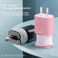 2 in 1 Silicone Charger Protector Data Cable Winder For Power Adapter Case