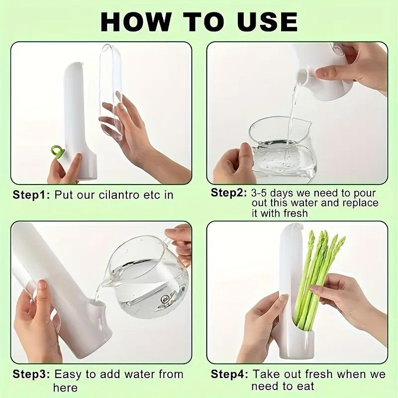 Fresh Herb Saver Storage Container