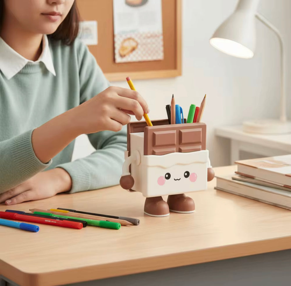 Cartoon Cookie-Shaped Desk Organizer,
