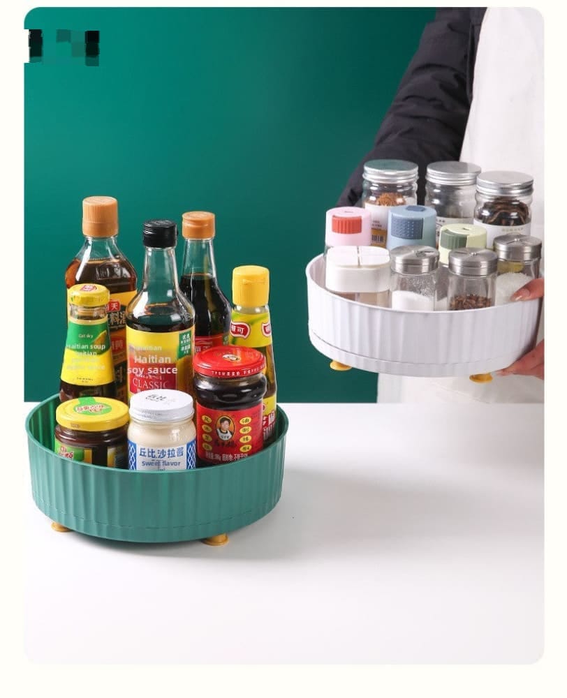 Premium Rotating Kitchen Spice shelf Organizer