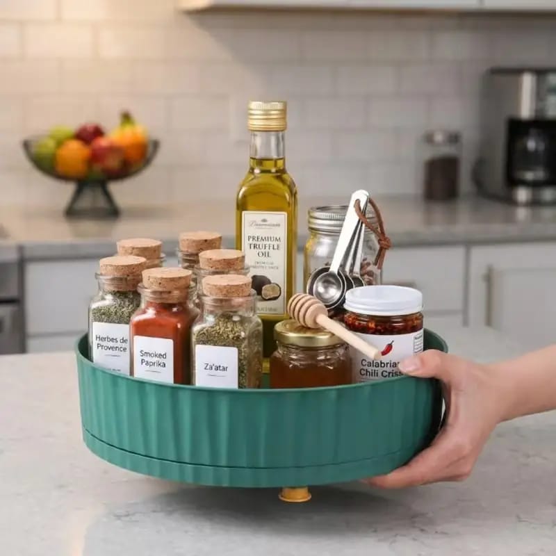 Premium Rotating Kitchen Spice shelf Organizer