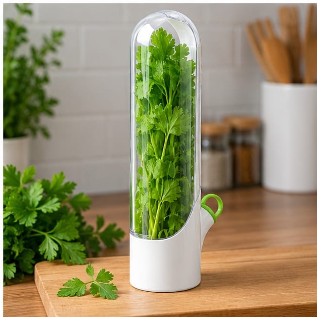 Fresh Herb Saver Storage Container