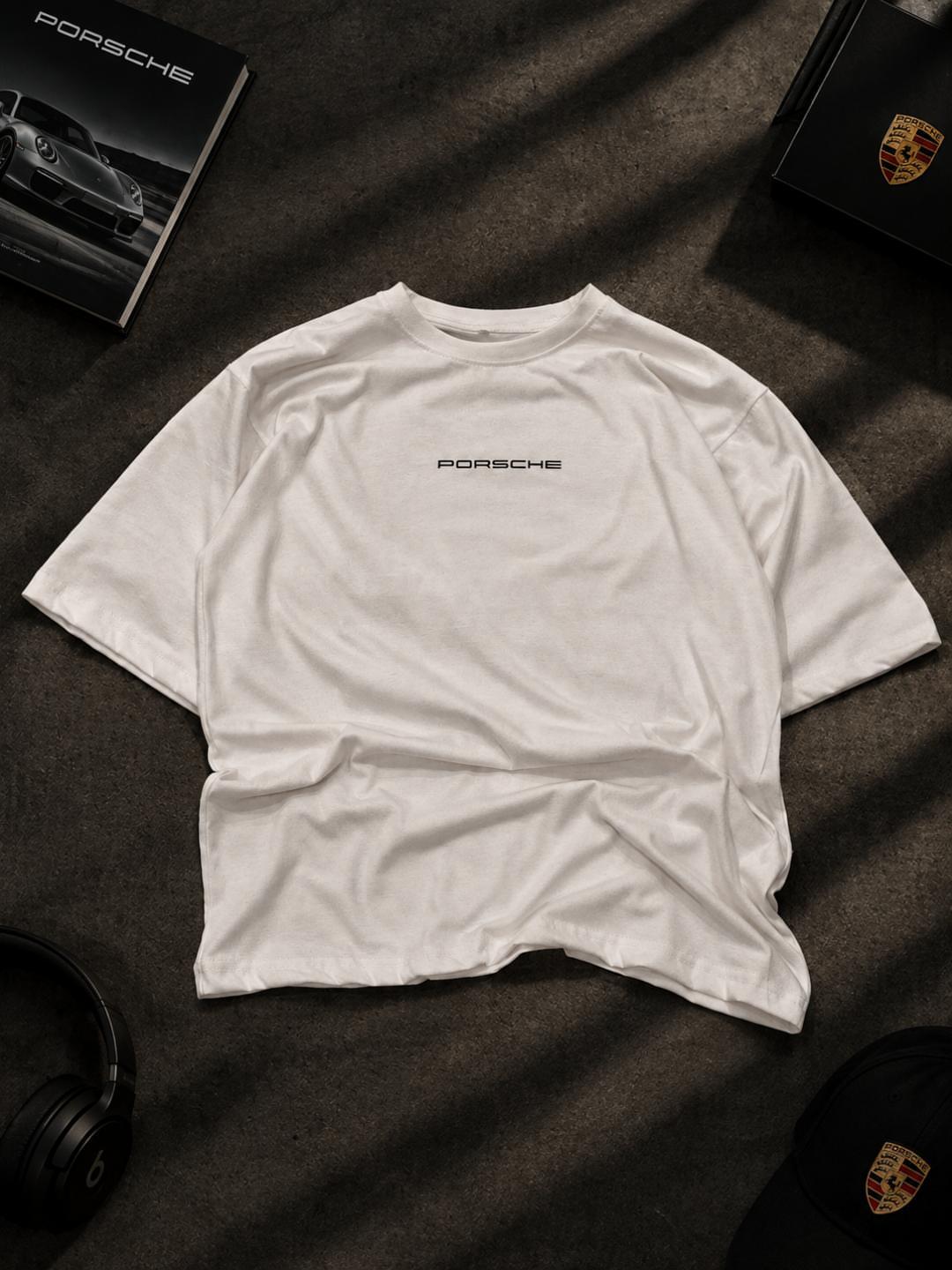 PORSCHE 911 - Drop Shoulder T shirt Premium Quality