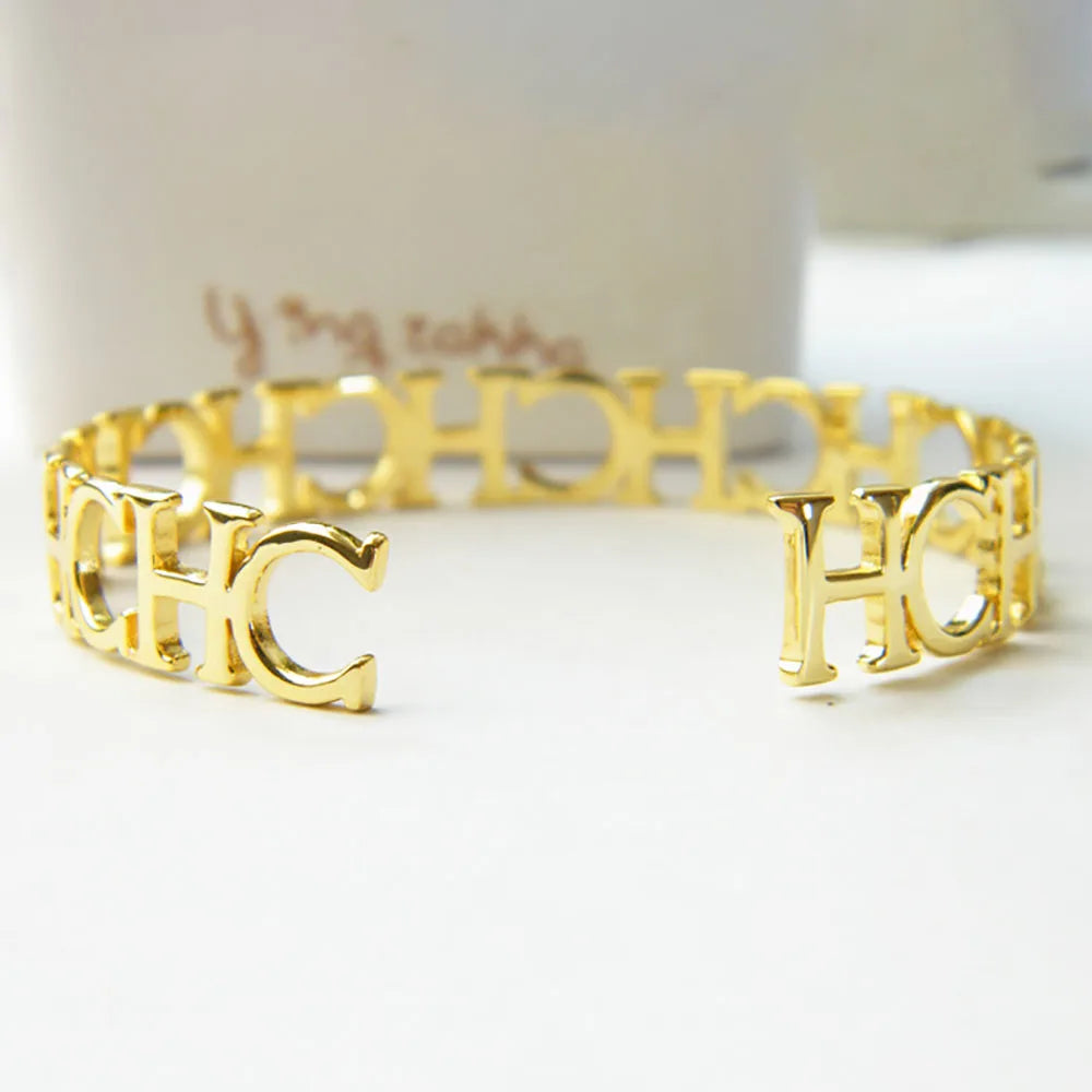 CH Carolina Herrera CHic Cuff Bracelet Ring Combo